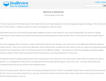 Tablet Screenshot of deal-review.co.uk